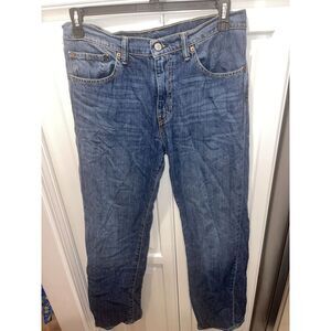 Levi's 751 Jeans Blue Mens 32x32‎ Straight Leg Zip Fly Medium Wash Stretch